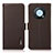 Coque Portefeuille Livre Cuir Etui Clapet B03H pour Huawei Enjoy 50 Pro Marron