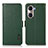 Coque Portefeuille Livre Cuir Etui Clapet B03H pour Huawei Honor 60 5G Vert