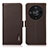 Coque Portefeuille Livre Cuir Etui Clapet B03H pour Huawei Honor Magic6 Lite 5G Marron