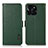 Coque Portefeuille Livre Cuir Etui Clapet B03H pour Huawei Honor X6a Vert