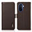 Coque Portefeuille Livre Cuir Etui Clapet B03H pour Huawei Nova Y70 Marron