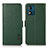 Coque Portefeuille Livre Cuir Etui Clapet B03H pour Motorola Moto E13 Vert