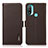 Coque Portefeuille Livre Cuir Etui Clapet B03H pour Motorola Moto E20 Marron