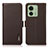 Coque Portefeuille Livre Cuir Etui Clapet B03H pour Motorola Moto Edge 40 5G Marron