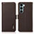 Coque Portefeuille Livre Cuir Etui Clapet B03H pour Motorola Moto Edge S30 5G Marron