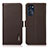 Coque Portefeuille Livre Cuir Etui Clapet B03H pour Motorola Moto G 5G (2022) Marron