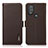 Coque Portefeuille Livre Cuir Etui Clapet B03H pour Motorola Moto G Play Gen 2 Marron