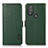 Coque Portefeuille Livre Cuir Etui Clapet B03H pour Motorola Moto G Play Gen 2 Vert