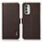 Coque Portefeuille Livre Cuir Etui Clapet B03H pour Motorola Moto G Stylus (2022) 5G Marron