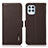 Coque Portefeuille Livre Cuir Etui Clapet B03H pour Motorola Moto G100 5G Marron