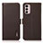 Coque Portefeuille Livre Cuir Etui Clapet B03H pour Motorola Moto G42 Marron