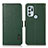 Coque Portefeuille Livre Cuir Etui Clapet B03H pour Motorola Moto G60s Vert