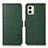 Coque Portefeuille Livre Cuir Etui Clapet B03H pour Motorola Moto G73 5G Vert