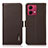 Coque Portefeuille Livre Cuir Etui Clapet B03H pour Motorola Moto G84 5G Marron