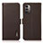 Coque Portefeuille Livre Cuir Etui Clapet B03H pour Nokia G21 Marron