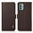 Coque Portefeuille Livre Cuir Etui Clapet B03H pour Nokia G22 Marron