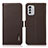 Coque Portefeuille Livre Cuir Etui Clapet B03H pour Nokia G60 5G Marron