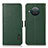 Coque Portefeuille Livre Cuir Etui Clapet B03H pour Nokia X10 Vert