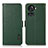 Coque Portefeuille Livre Cuir Etui Clapet B03H pour OnePlus 10R 5G Vert