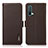 Coque Portefeuille Livre Cuir Etui Clapet B03H pour OnePlus Nord CE 5G Marron