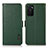 Coque Portefeuille Livre Cuir Etui Clapet B03H pour Oppo A55S 5G Vert