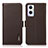 Coque Portefeuille Livre Cuir Etui Clapet B03H pour Oppo F21s Pro 5G Marron