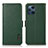 Coque Portefeuille Livre Cuir Etui Clapet B03H pour Oppo Find X3 5G Vert