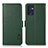 Coque Portefeuille Livre Cuir Etui Clapet B03H pour Oppo Find X5 Lite 5G Vert