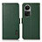 Coque Portefeuille Livre Cuir Etui Clapet B03H pour Oppo Reno10 Pro 5G Vert