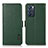 Coque Portefeuille Livre Cuir Etui Clapet B03H pour Oppo Reno6 5G Vert