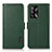 Coque Portefeuille Livre Cuir Etui Clapet B03H pour Oppo Reno6 Lite Vert