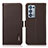 Coque Portefeuille Livre Cuir Etui Clapet B03H pour Oppo Reno6 Pro+ Plus 5G Marron