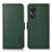 Coque Portefeuille Livre Cuir Etui Clapet B03H pour Oppo Reno8 T 4G Vert