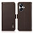 Coque Portefeuille Livre Cuir Etui Clapet B03H pour Realme 10 Pro+ Plus 5G Marron