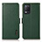 Coque Portefeuille Livre Cuir Etui Clapet B03H pour Realme 8s 5G Vert