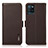 Coque Portefeuille Livre Cuir Etui Clapet B03H pour Realme V11 5G Marron