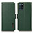 Coque Portefeuille Livre Cuir Etui Clapet B03H pour Realme V11 5G Vert