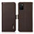 Coque Portefeuille Livre Cuir Etui Clapet B03H pour Samsung Galaxy A02s Marron