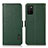 Coque Portefeuille Livre Cuir Etui Clapet B03H pour Samsung Galaxy A02s Vert