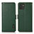 Coque Portefeuille Livre Cuir Etui Clapet B03H pour Samsung Galaxy A03 Vert