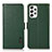 Coque Portefeuille Livre Cuir Etui Clapet B03H pour Samsung Galaxy A23 4G Vert