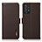 Coque Portefeuille Livre Cuir Etui Clapet B03H pour Samsung Galaxy A72 4G Marron