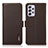 Coque Portefeuille Livre Cuir Etui Clapet B03H pour Samsung Galaxy A73 5G Marron