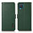 Coque Portefeuille Livre Cuir Etui Clapet B03H pour Samsung Galaxy F12 Vert