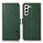 Coque Portefeuille Livre Cuir Etui Clapet B03H pour Samsung Galaxy S23 Plus 5G Vert