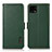 Coque Portefeuille Livre Cuir Etui Clapet B03H pour Sharp Aquos Sense4 Basic Vert