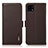 Coque Portefeuille Livre Cuir Etui Clapet B03H pour Sharp Aquos Sense5G Marron