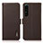 Coque Portefeuille Livre Cuir Etui Clapet B03H pour Sony Xperia 1 IV SO-51C Marron