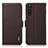 Coque Portefeuille Livre Cuir Etui Clapet B03H pour Sony Xperia 10 III SOG04 Marron