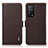 Coque Portefeuille Livre Cuir Etui Clapet B03H pour Xiaomi Mi 10T 5G Marron